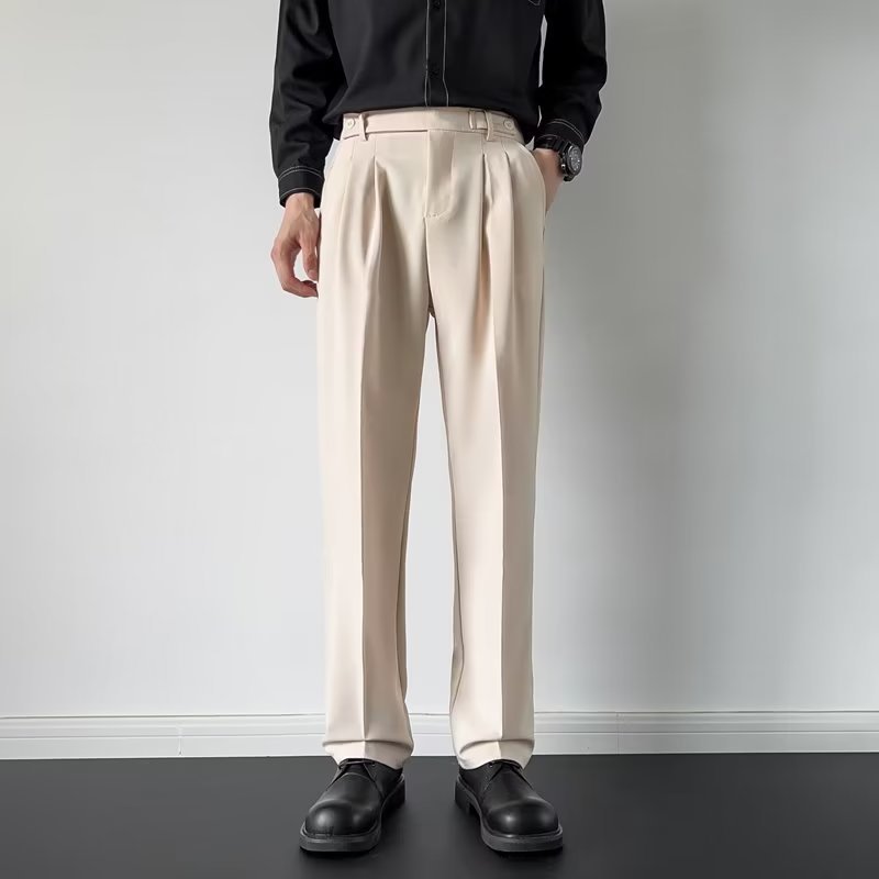 Suit Pants Men's Straight Loose