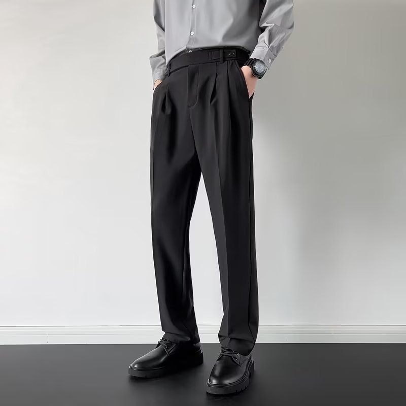 Suit Pants Men's Straight Loose